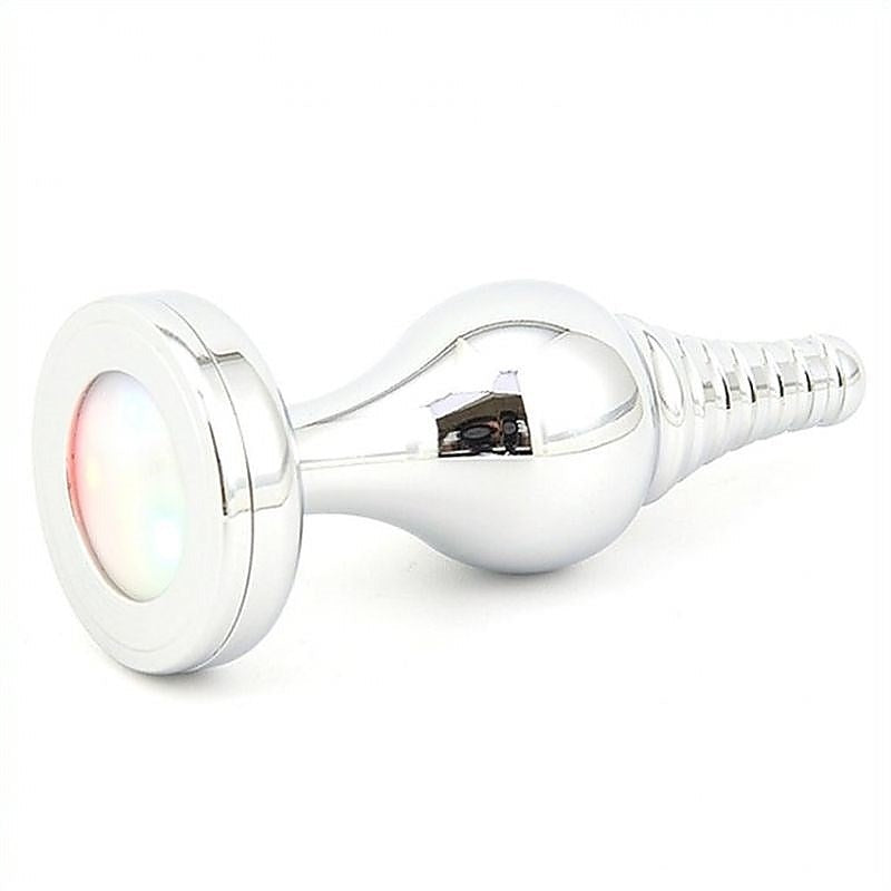Metal Cusp Head Butt Plug Sparkler by BDStyle - Steel Sex Toys