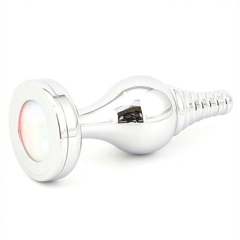 Metal Cusp Head Butt Plug Sparkler by BDStyle - Steel Sex Toys