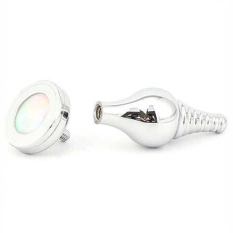 Metal Cusp Head Butt Plug Sparkler by BDStyle - Steel Sex Toys
