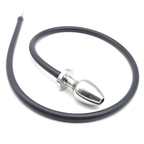 Steel Anal Plug Enema System by BDStyle - Steel Sex Toys