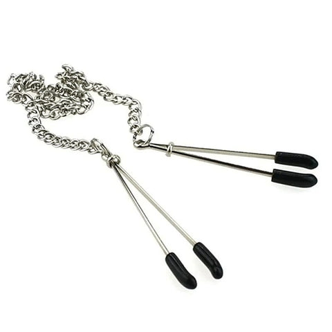 Tweezer Clamps With Chain by BDStyle - Anal Dildos
