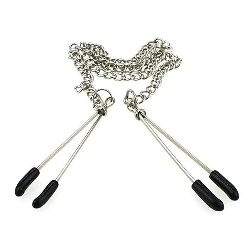 Tweezer Clamps With Chain by BDStyle - Anal Dildos