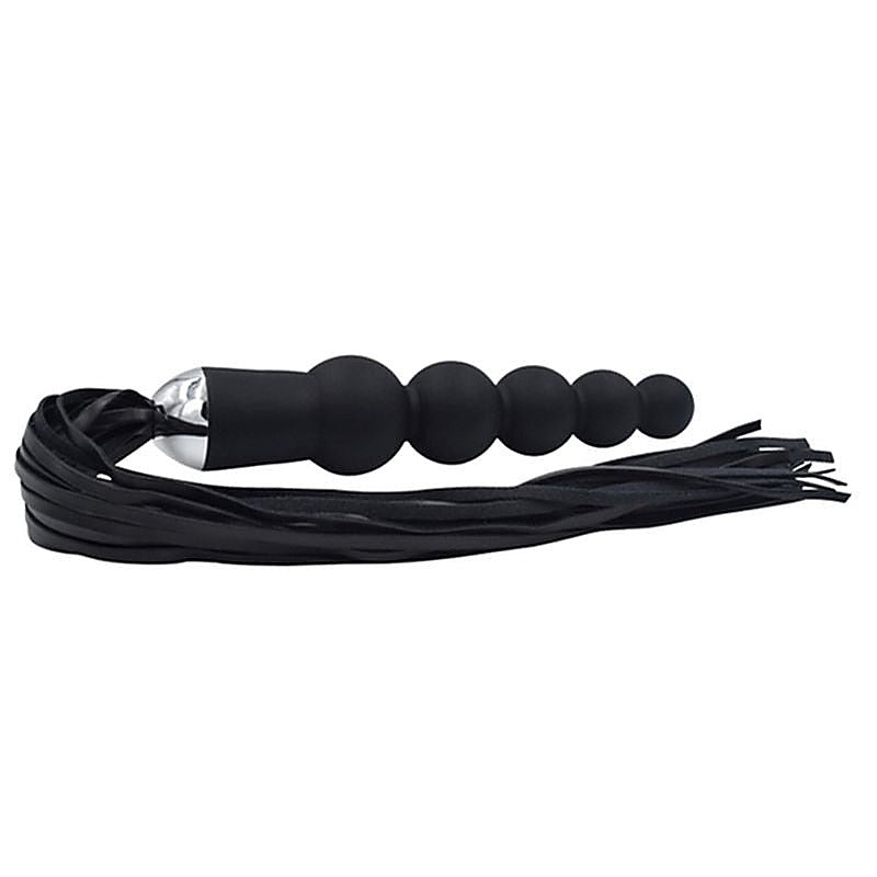 Silicone 5 Anal Beads With Whip By Bdstyle - Whips And Crops
