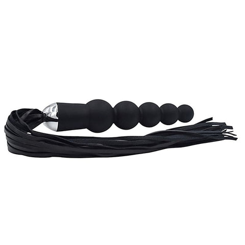 Silicone 5 Anal Beads With Whip By Bdstyle - Whips And Crops