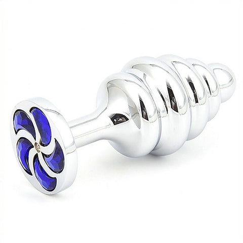 Thread Butt Plug With Spiral Diamond By Bdstyle - Clit Ticklers and Pulsators