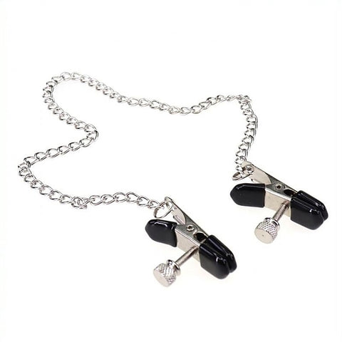 Alligator Nipple Clamp With Chain By Bdstyle - Breast and Nipple Toys