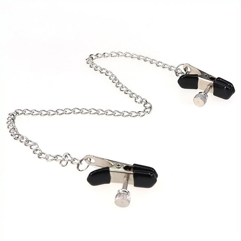 Alligator Nipple Clamp With Chain By Bdstyle - Breast and Nipple Toys