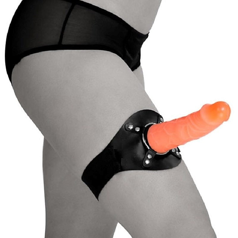 Thigh Strap-On With Removable Dildo By Bdstyle - Steel Sex Toys