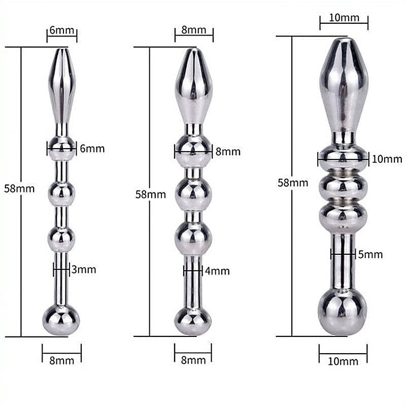 Beaded Penis Plug by BDStyle - Penis Plugs
