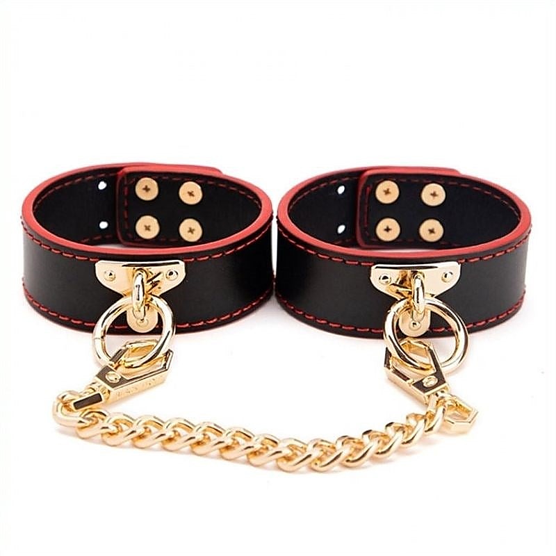 Golden Chain Wrist & Ankle Cuffs - Cuffs and Restraints
