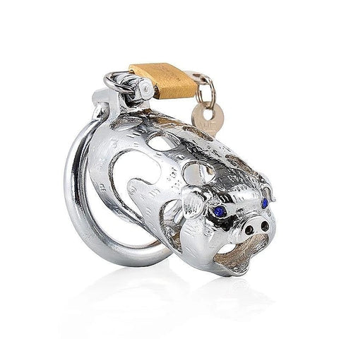Celestial Zodiac Pig Chastity Device By Bdstyle - Male Chastity