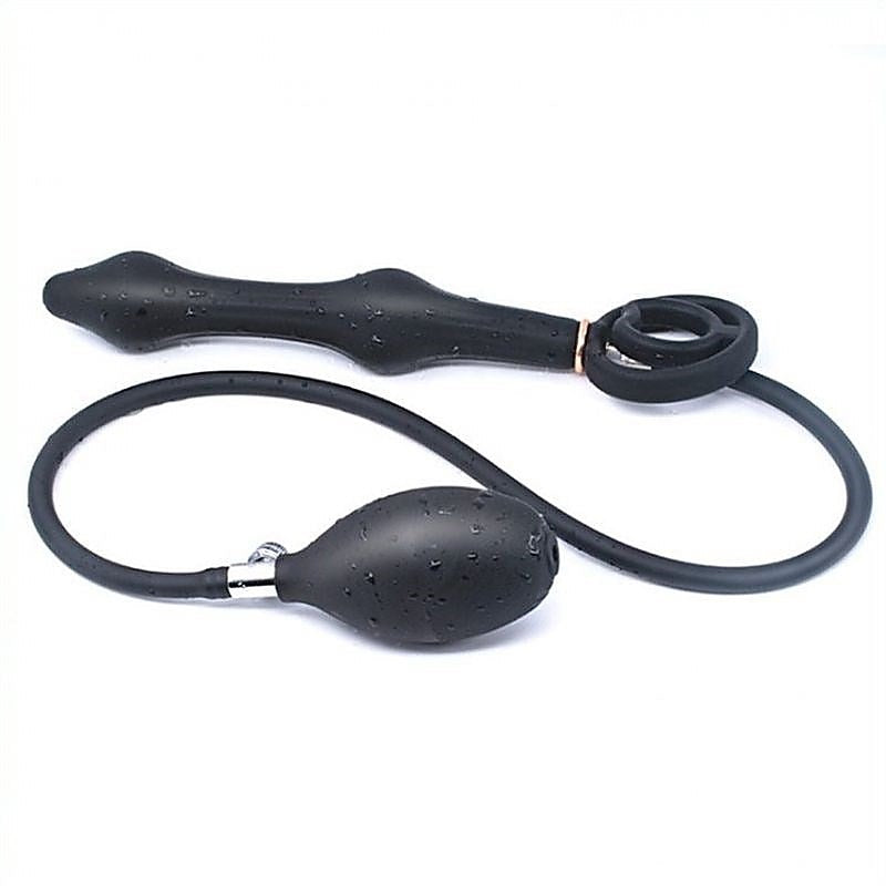 Double Rolling Ball Inflatable Anal Plug By Bdstyle - Inflatable Dildos and Vibrators