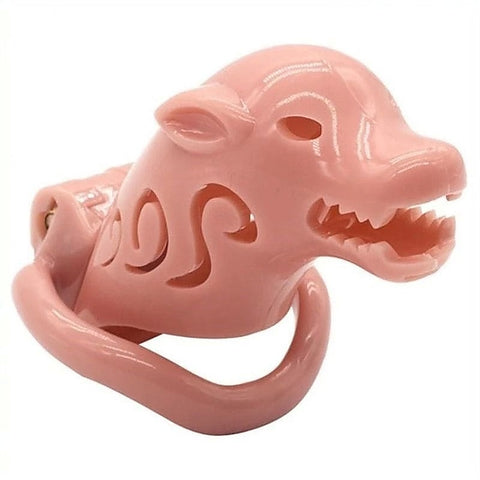 Wolf Dog Silicone Chastity Device By Bdstyle - Male Chastity