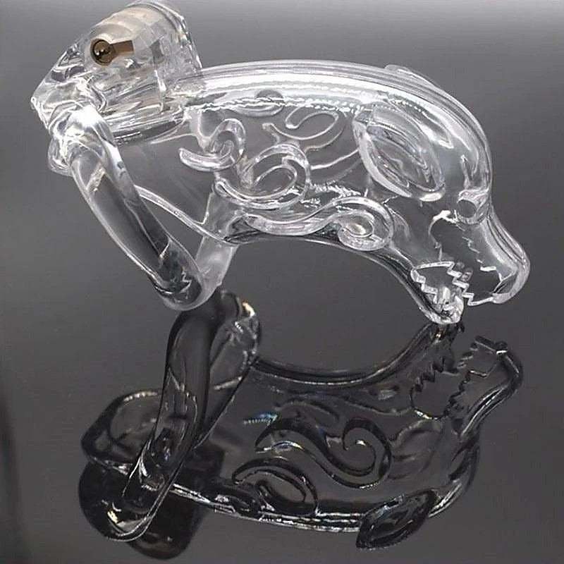 Wolf Dog Silicone Chastity Device By Bdstyle - Male Chastity