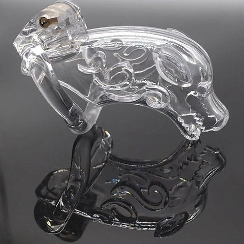 Wolf Dog Silicone Chastity Device By Bdstyle - Male Chastity