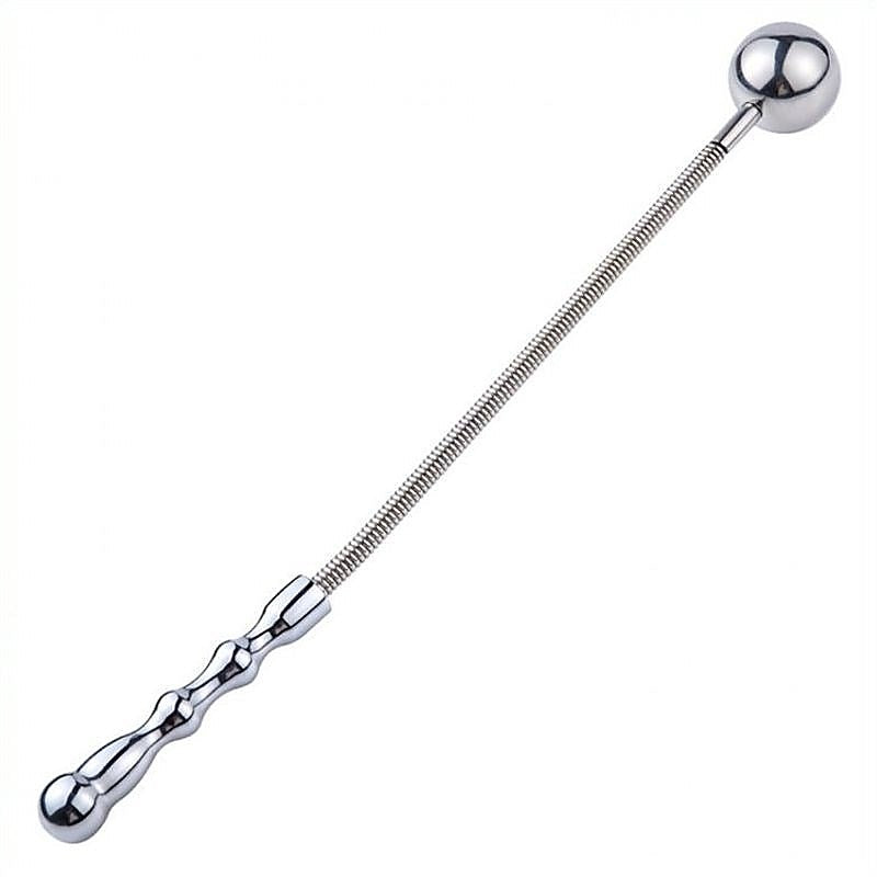 Ball Flogger With Metal Spring Handle By Bdstyle - Whips And Crops