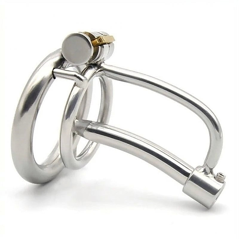Metal Cum Thru Birdlock Cage by BDStyle - Male Chastity
