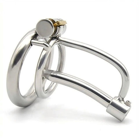 Metal Cum Thru Birdlock Cage by BDStyle - Male Chastity