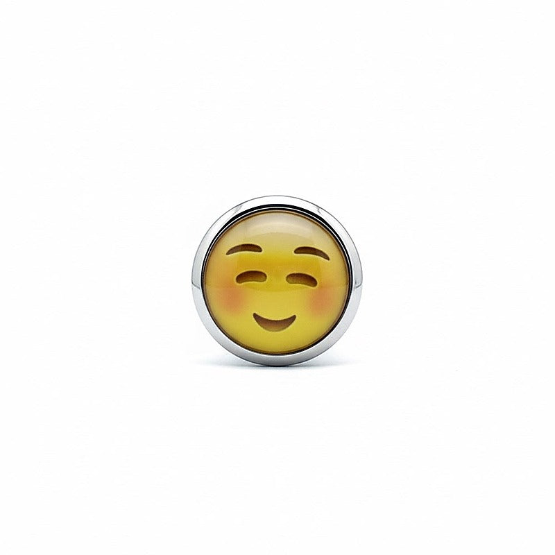 Smiling Face Steel Anal Plug by BDStyle - Steel Sex Toys