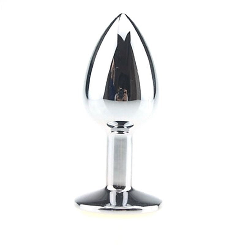 Smiling Face Steel Anal Plug by BDStyle - Steel Sex Toys