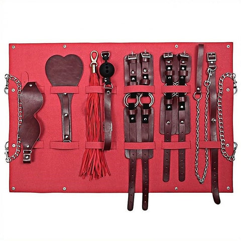 Shoulder Bag 8-Piece Bondage Essentials By Bdstyle - Bondage Kits