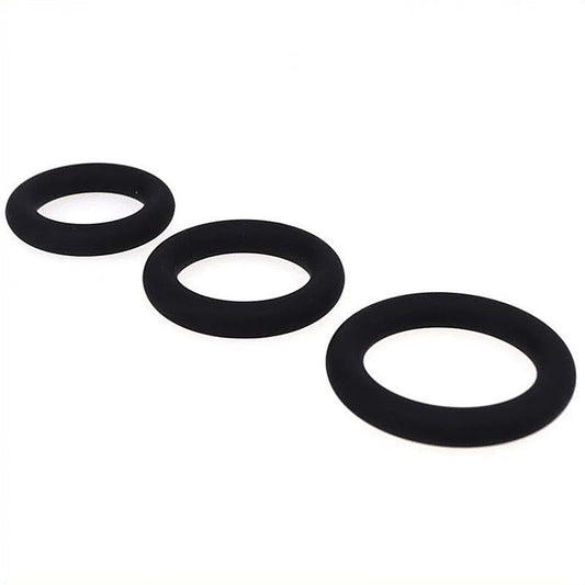Silicone Cock Ring Set - Cock Rings