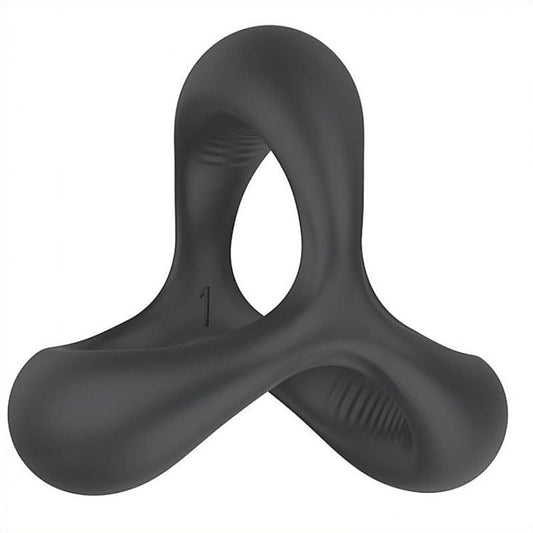 Silicone Cock & Ball Stretcher Sling By Bdstyle - Cock Rings
