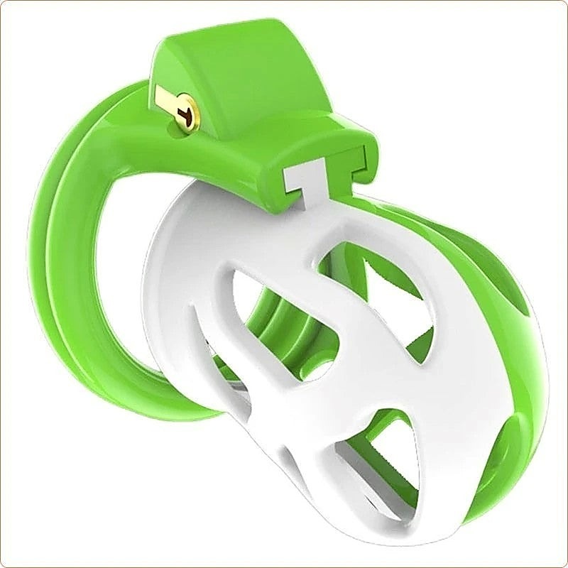La Color Rounded Male Cock Cuff Chastity Cage - Male Chastity