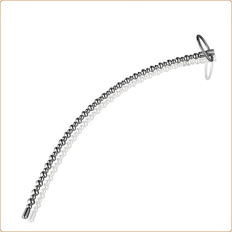 Ball Bent Stainless Steel Penis Plug by BDStyle - Penis Plugs