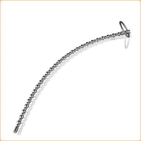 Ball Bent Stainless Steel Penis Plug by BDStyle - Penis Plugs