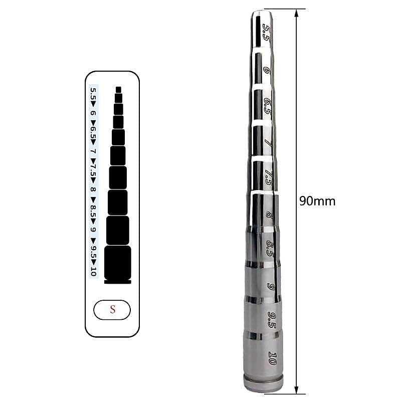 Incremental Penis Plug With Scale by BDStyle - Penis Plugs