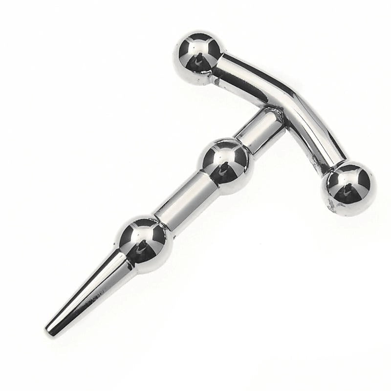 Dual Bead Pleasure Plug by BDStyle - Penis Plugs