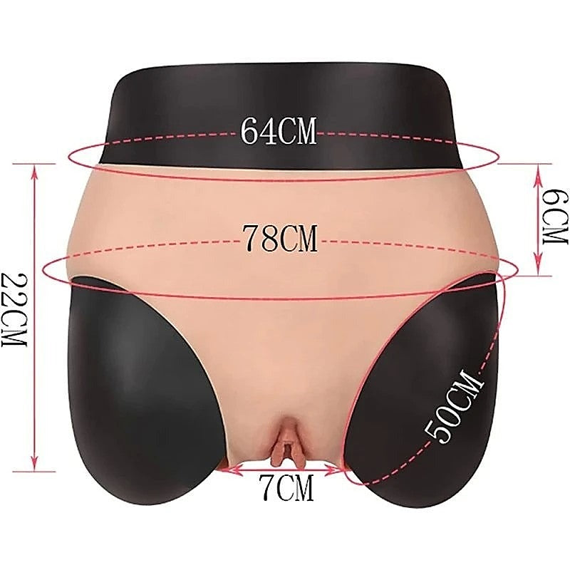 Fake Vagina Pants With Catheter By Bdstyle - Realistic Butts And Vaginas