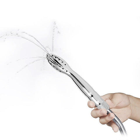 Shower Head Anal Enema by BDStyle - Steel Sex Toys
