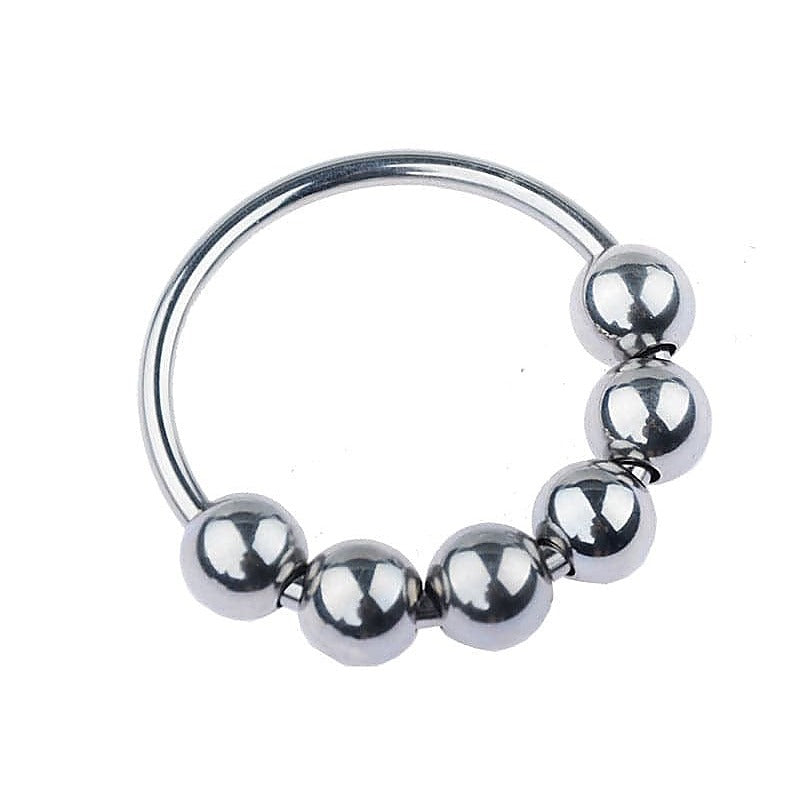 Glans Ring with 6 Balls by BDStyle - Cock Rings