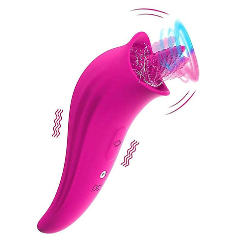 Clitoral & Nipple Licking Vibrator - Clit Ticklers and Pulsators