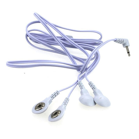 Snap Electrode Lead Wires 4 In 1 - Electro Sex