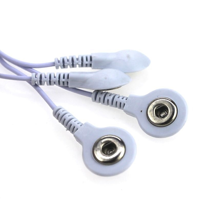 Snap Electrode Lead Wires 4 In 1 - Electro Sex