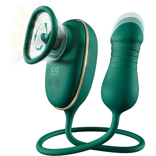 Emerald Thruster - Sensual Bliss, Unforgettable Thrills - Finger and Tongue Vibrators