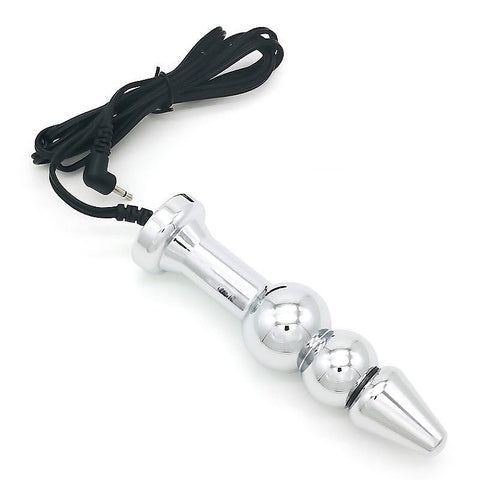 Bipolar Metal Electric Shock Butt Plug - E - Electro Sex