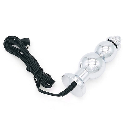 Bipolar Metal Electric Shock Butt Plug - G - Electro Sex