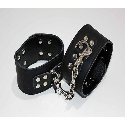 Lilylush Leather Wrist/Ankle Restraints Studs - Cuffs and Restraints