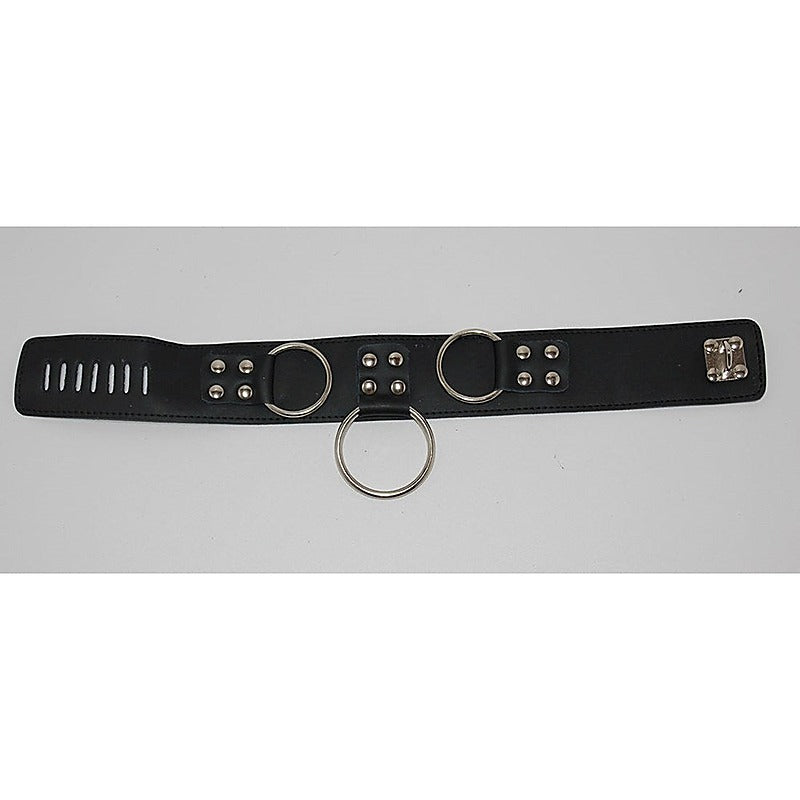 Gentle Medusa Ladies Bondage Collar Heavy PVC - Collars and Leads