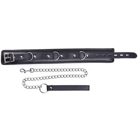 Fetters Thick and Padded Bondage Collar Heavy PVC