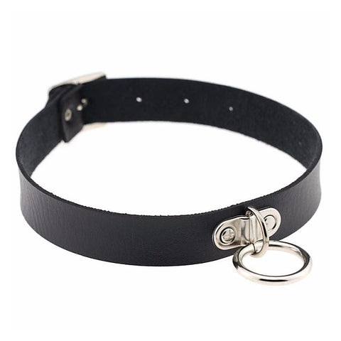Sirn Adjustable Bondage Collar Thick By Bdstyle - Collars and Leads