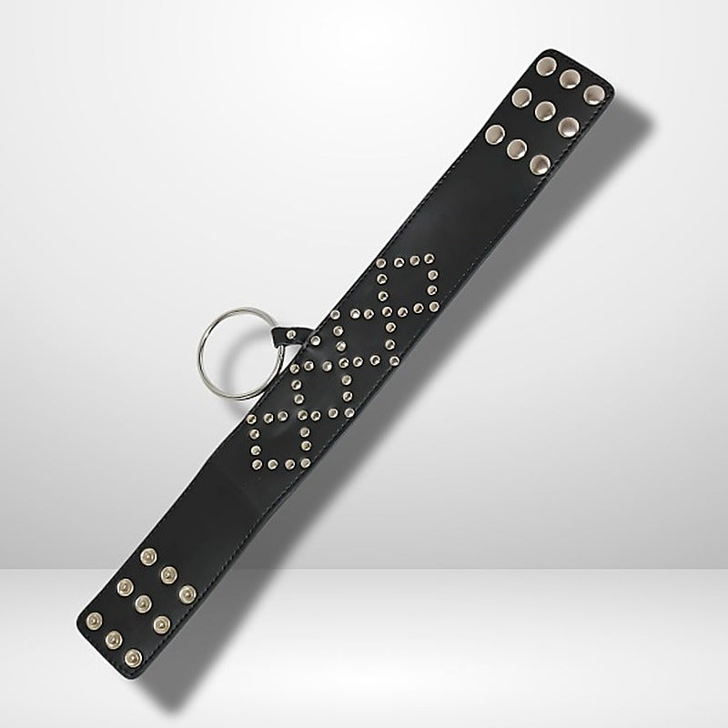 Submissive Allure - Wyred Slave Studded Posture Collar by BDStyle - Collars and Leads