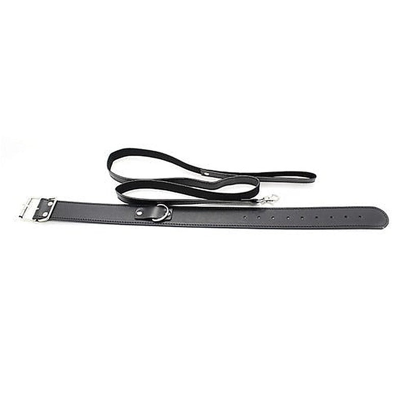 Fur Lined Collar with Leash - Luxury Sex Toys