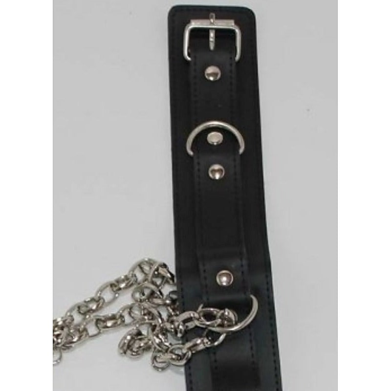 JTs Stockroom Neck & Wrist Restraints on Connecting Chain - Cuffs and Restraints