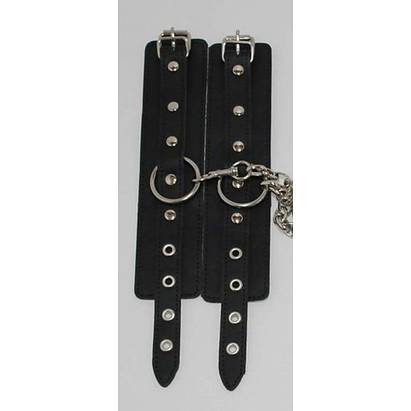 JTs Stockroom Neck & Wrist Restraints on Connecting Chain - Cuffs and Restraints