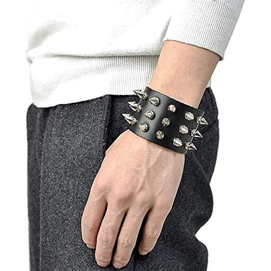 Teeze Me Wrist Cuff Studded and Spiked - Collars and Leads